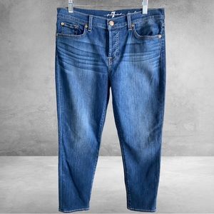 7 For All Mankind Josefina Skinny Boyfriend Jeans